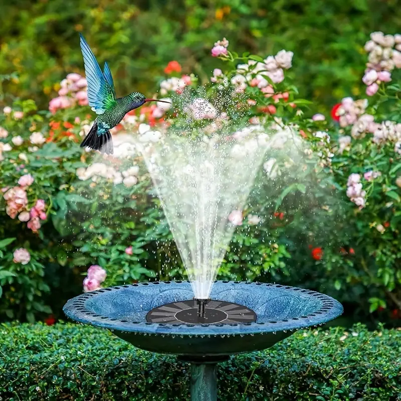 Miniaturbild: 1w/1,4 w/2,5 w Solar brunnen mit 6 Düsen, geeignet für Gärten, Vogel bäder, Tei