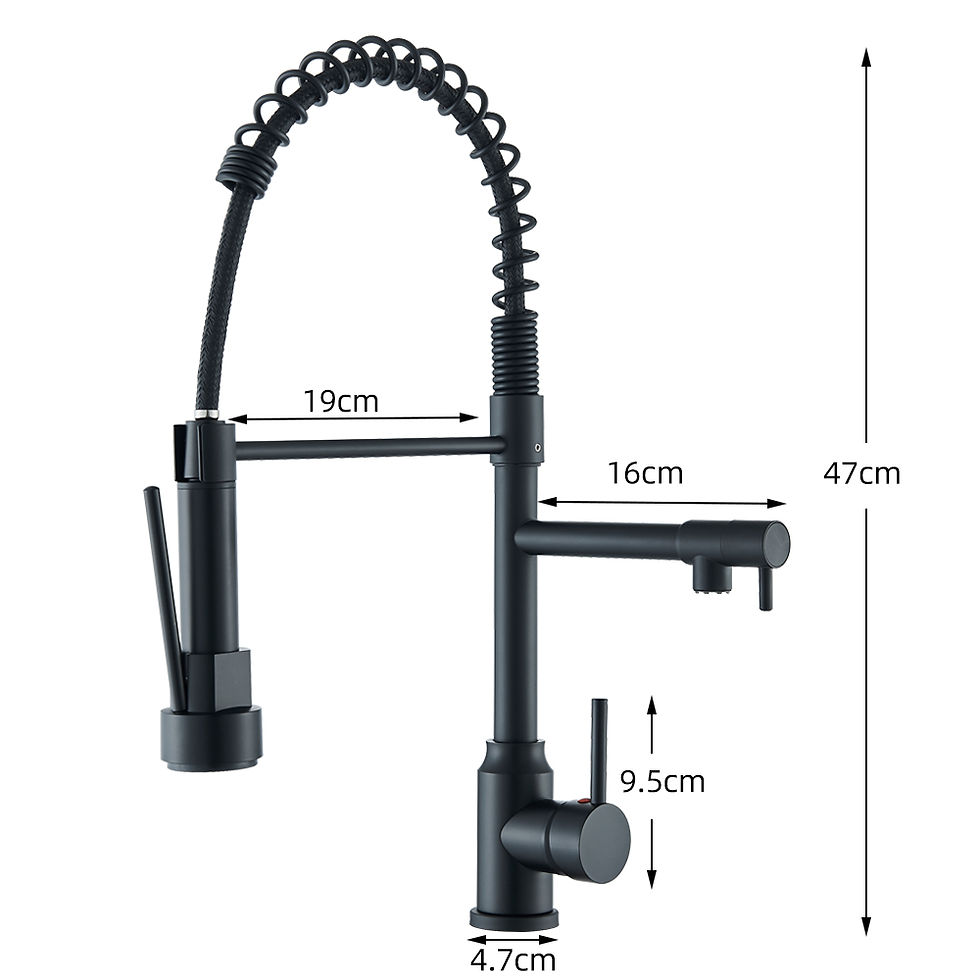 Thumbnail: Pull Down Spring Küchen armatur Ein hebel heißes kaltes Mischwasser für Küchen 