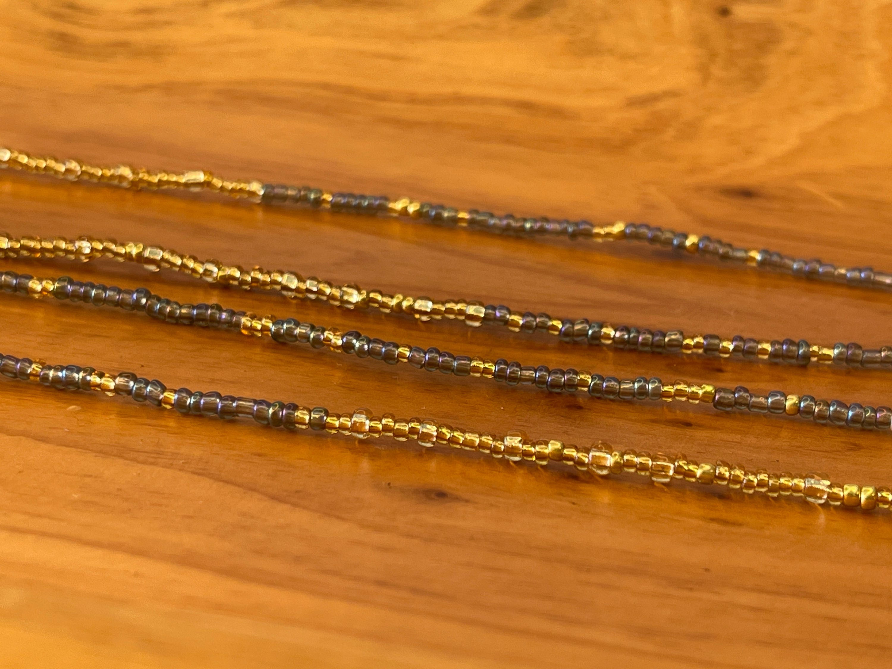 Dusk Blue and gold mix 