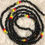 Thumbnail: Rasta waistbeads (gold/silver clasp)