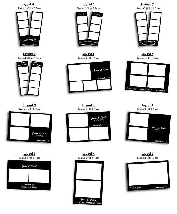 photo booth studio photo layout malaysia photo layout