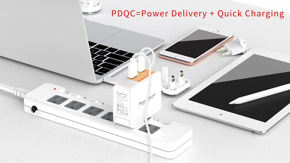 Thumbnail: 45W+ USB-C PD Charger  USB-C+A<interchangeable>
