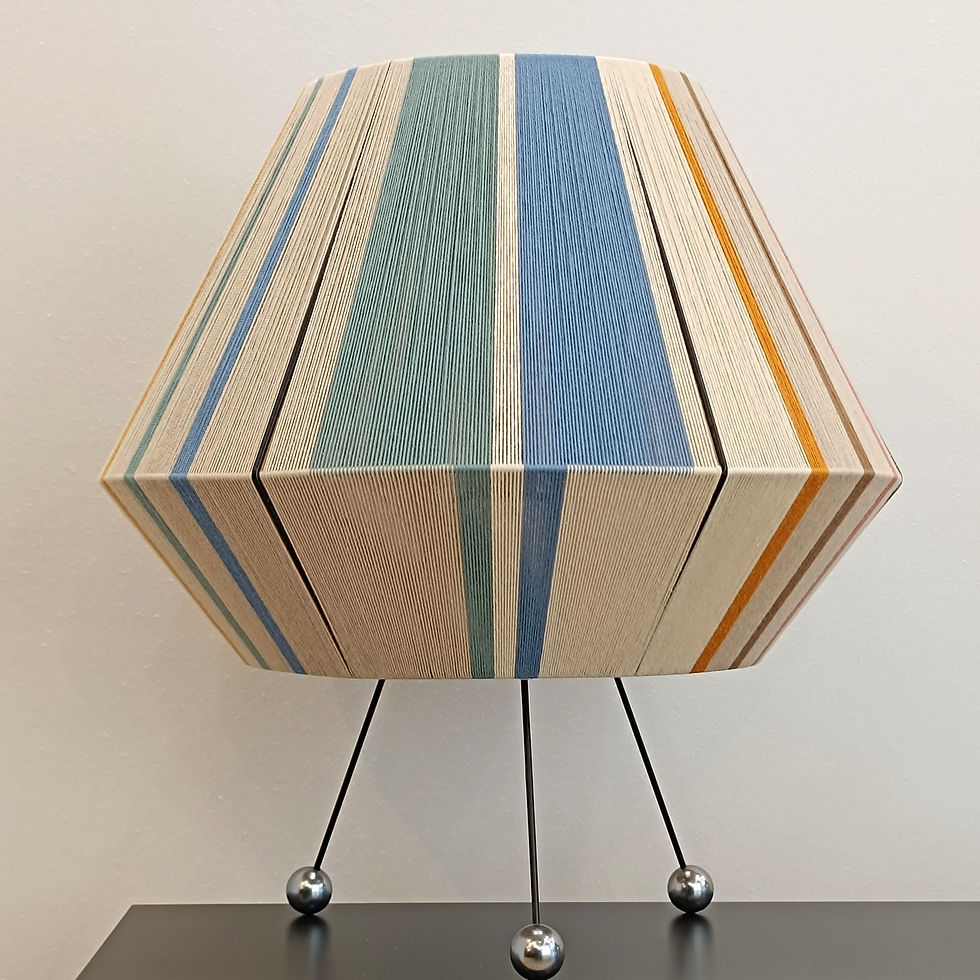 Thumbnail: Astypalaia-1 Yarn-Shade Table/Floor Lamp