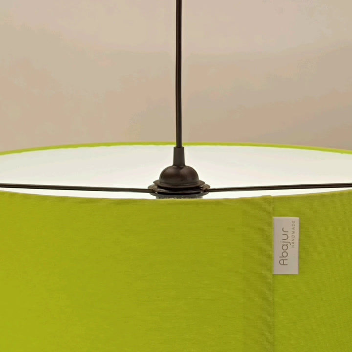 Thumbnail: MONOCHROMATIC Pendant Light, Handmade Lamp shade.