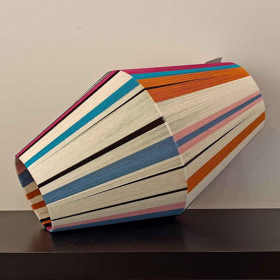 Μικρογραφία: Striped pendant lampshade, handmade