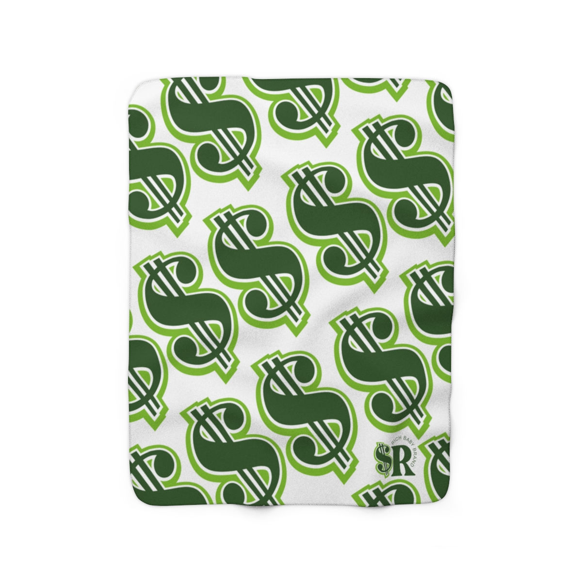 Rich Baby Brand Custom Sherpa Fleece Blanket