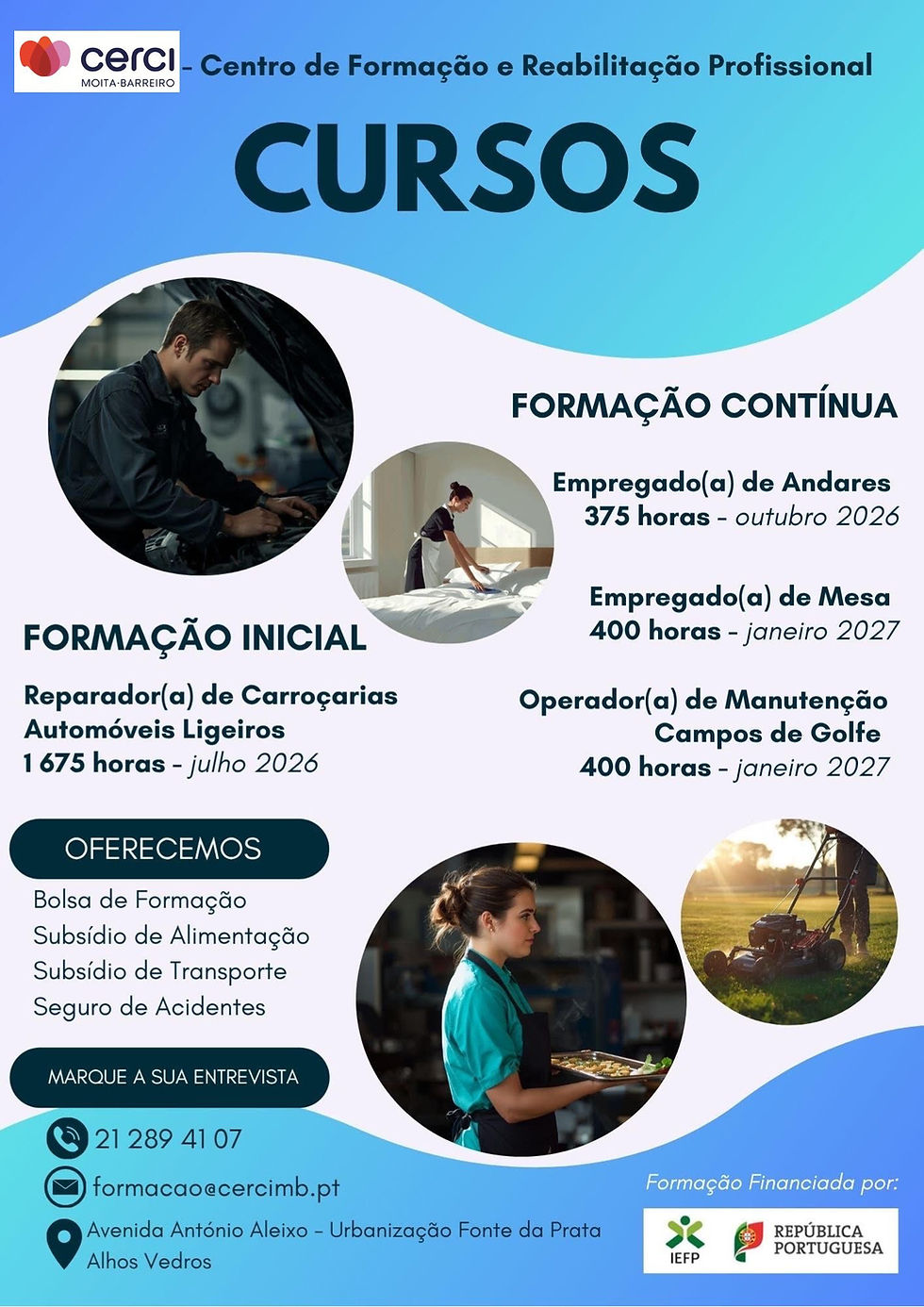 Ações de formação CFRF - ano letivo 2026/2027