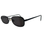 Thumbnail: Vintage Black 90s Slim Round Sunglasses