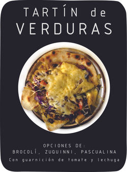 TARTÍN DE VERDURAS $35