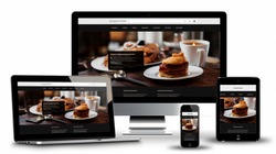 Website concept across different devices for a luxury restaurant