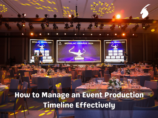 How to Manage an Event Production Timeline Effectively