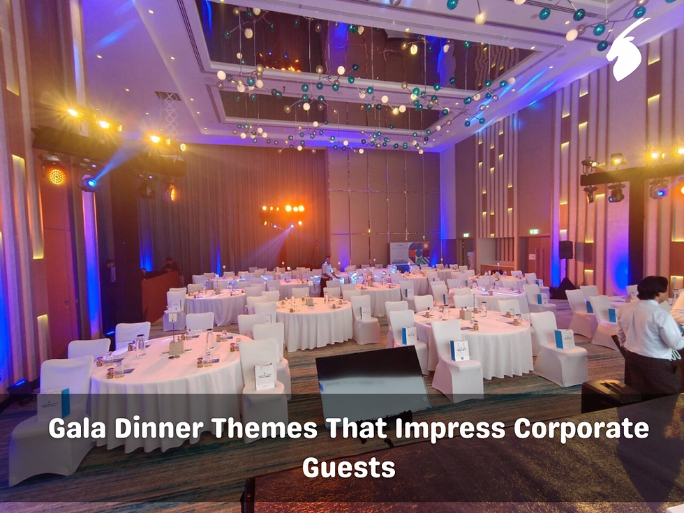 Gala Dinner Themes That Impress Corporate Guests
