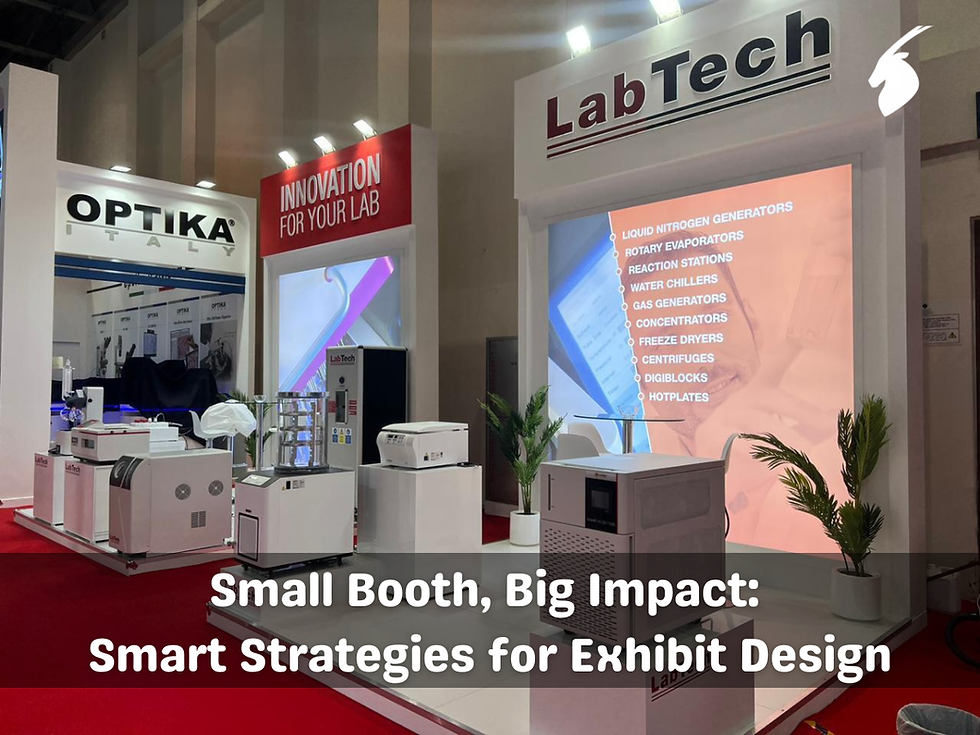 Small Booth, Big Impact: Smart Strategies for Exhibit Design