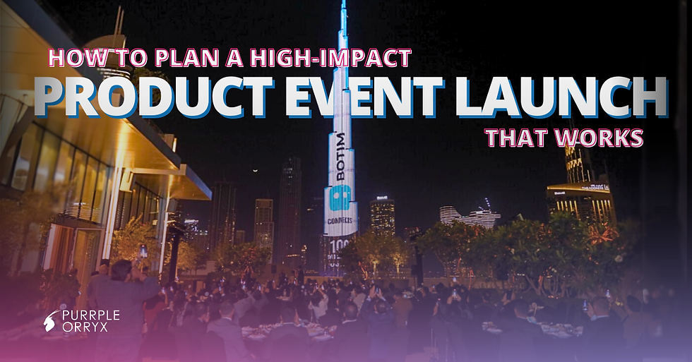 How to Plan a High-Impact Product Launch Event That Works