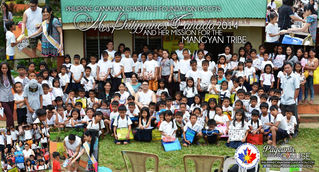 Mrs Philippines Canada 2014 Welcomed by Mangyan Tribe Students