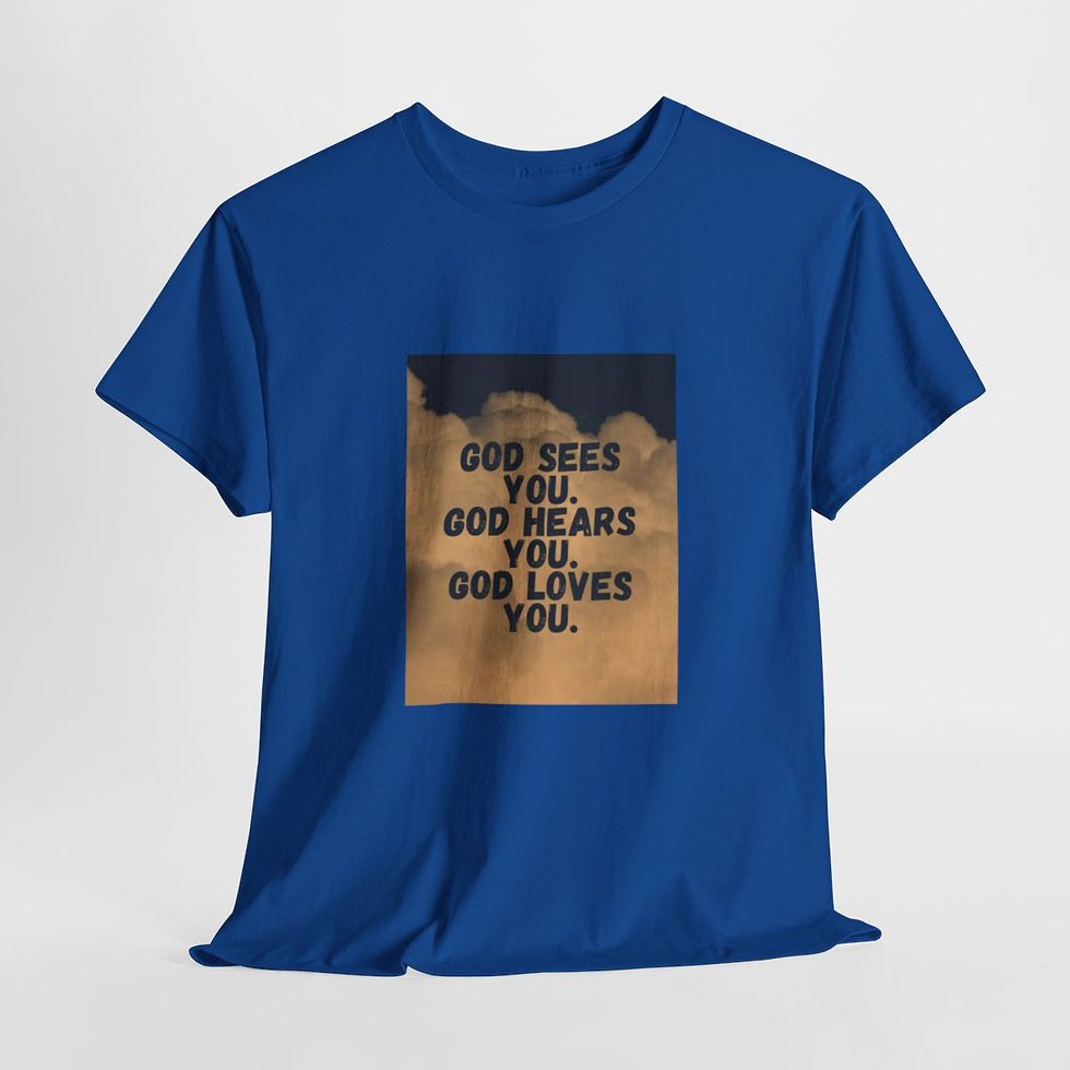 Thumbnail: God Sees, Hears, Loves- Women's Shirt