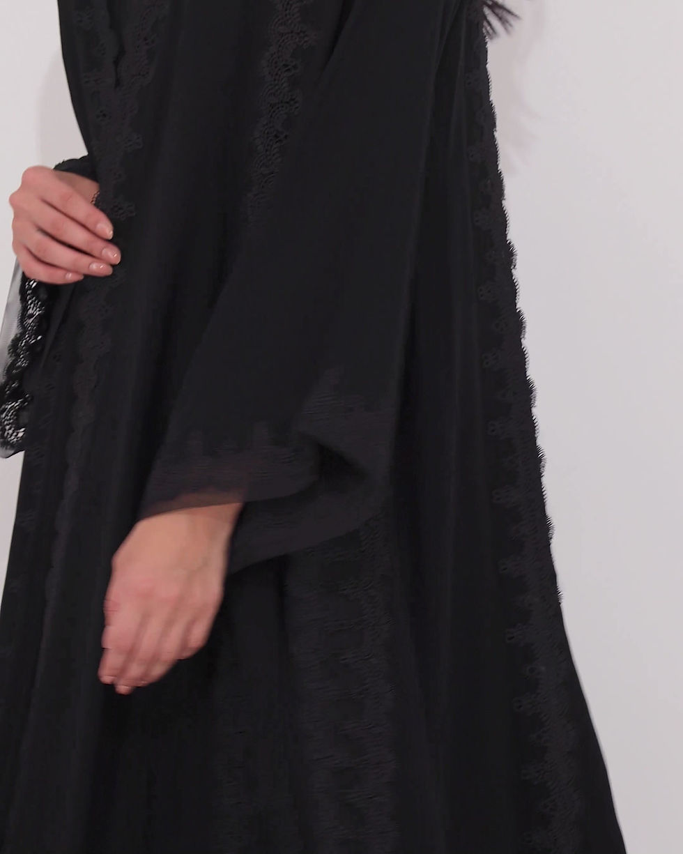 Thumbnail: Lace Embellished Abaya