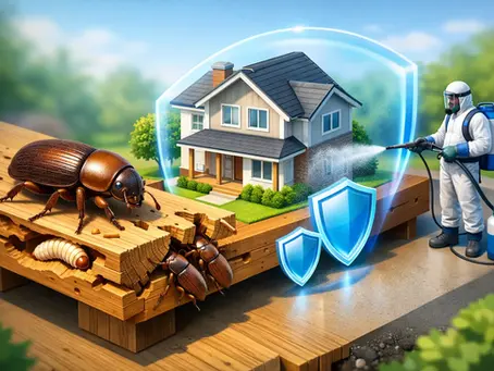 Wood Destroying Beetle Treatment That Protects Homes
