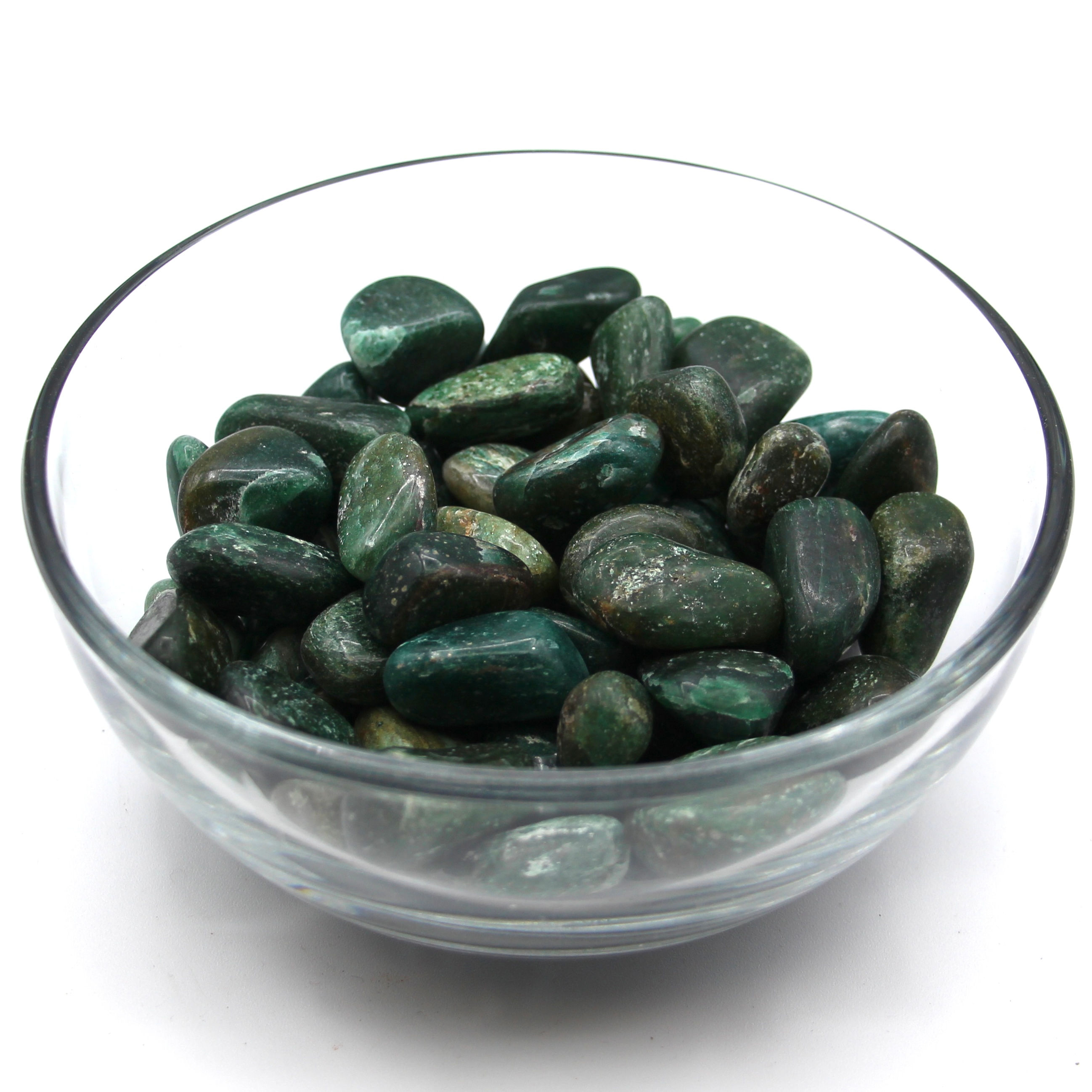 Green Aventurine tumbled stones - 1kg