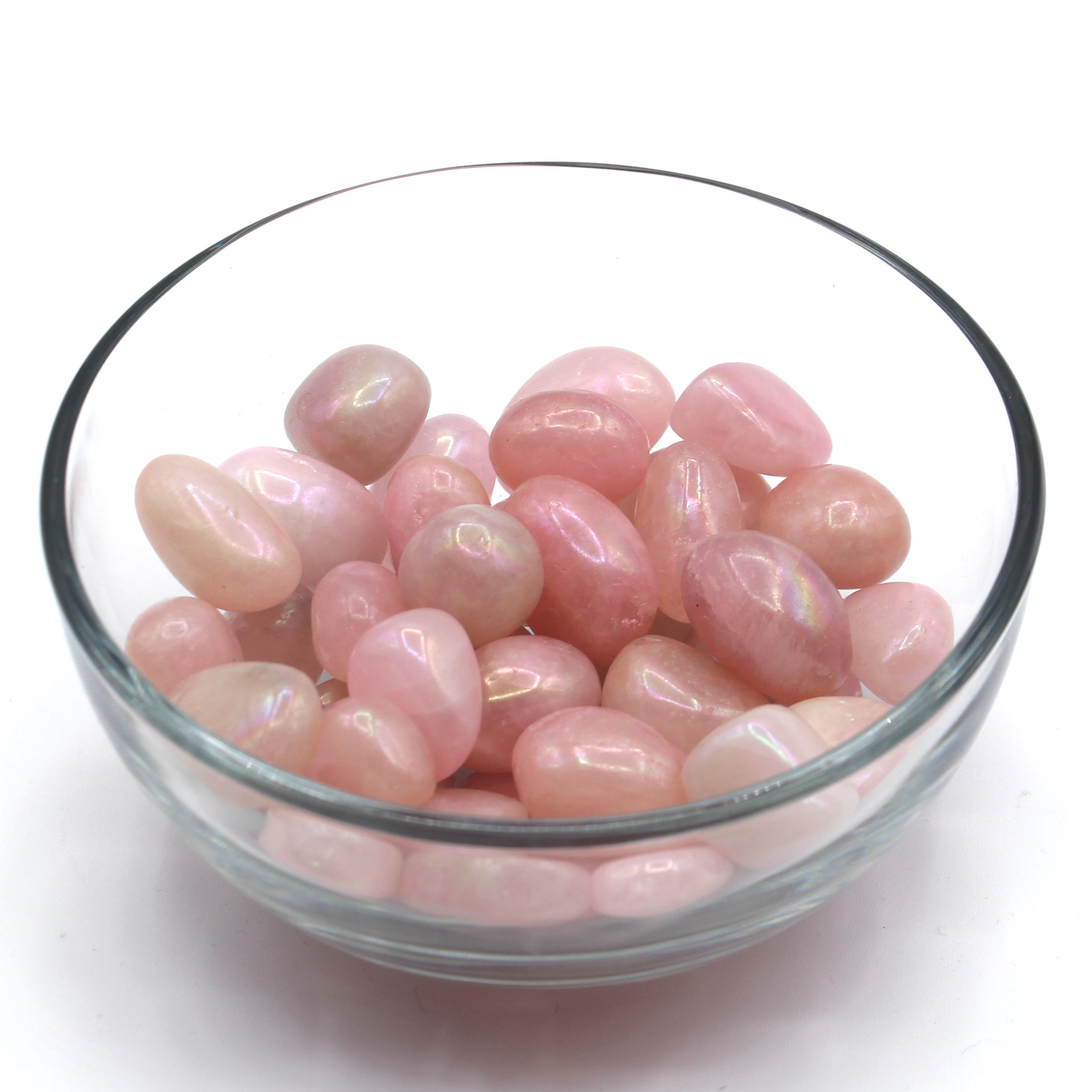 Rose Quartz Aura Tumbles -1kg