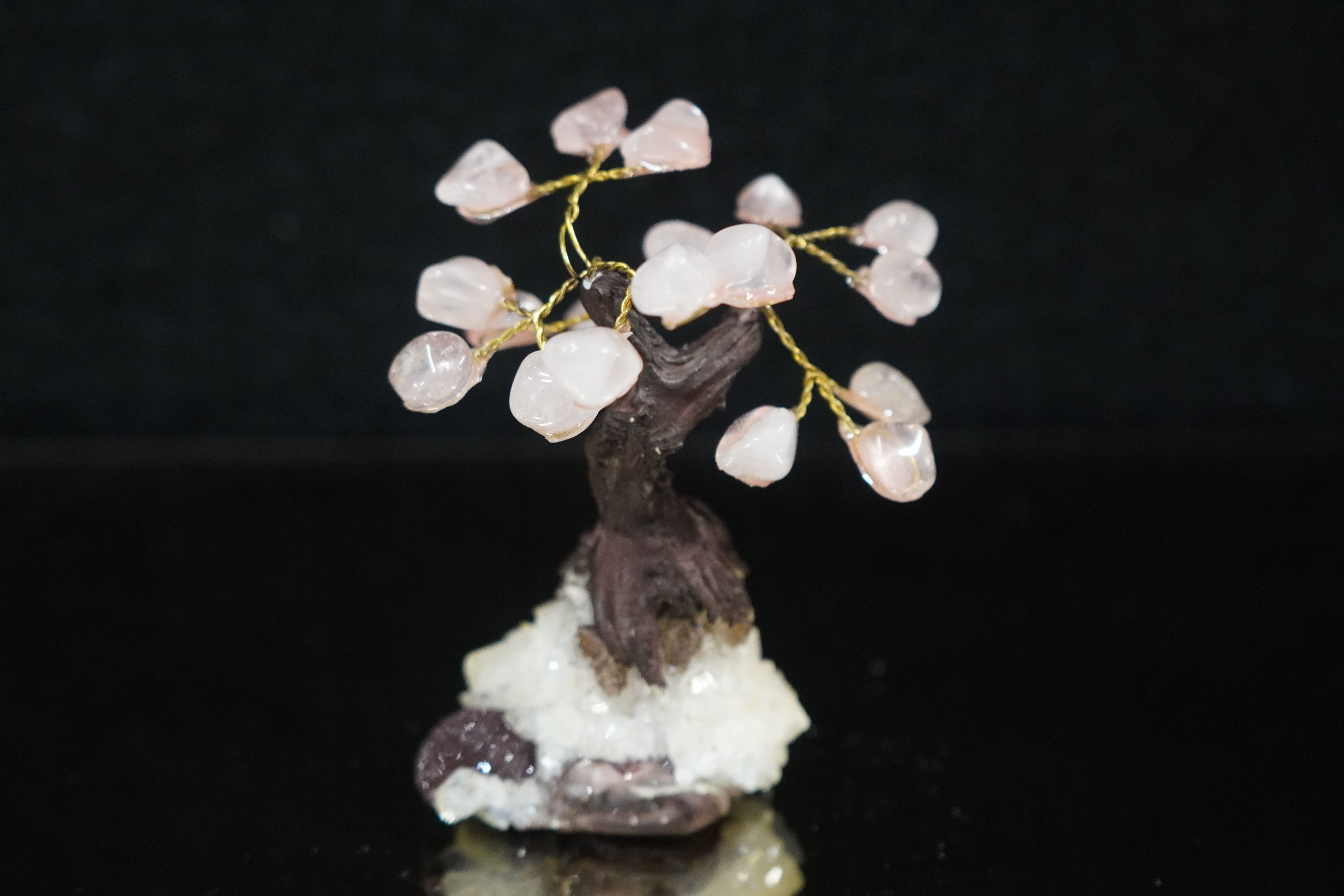 Bonsai Tree with Amethyst base