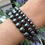 Thumbnail: Hematite bracelets - 5 pcs