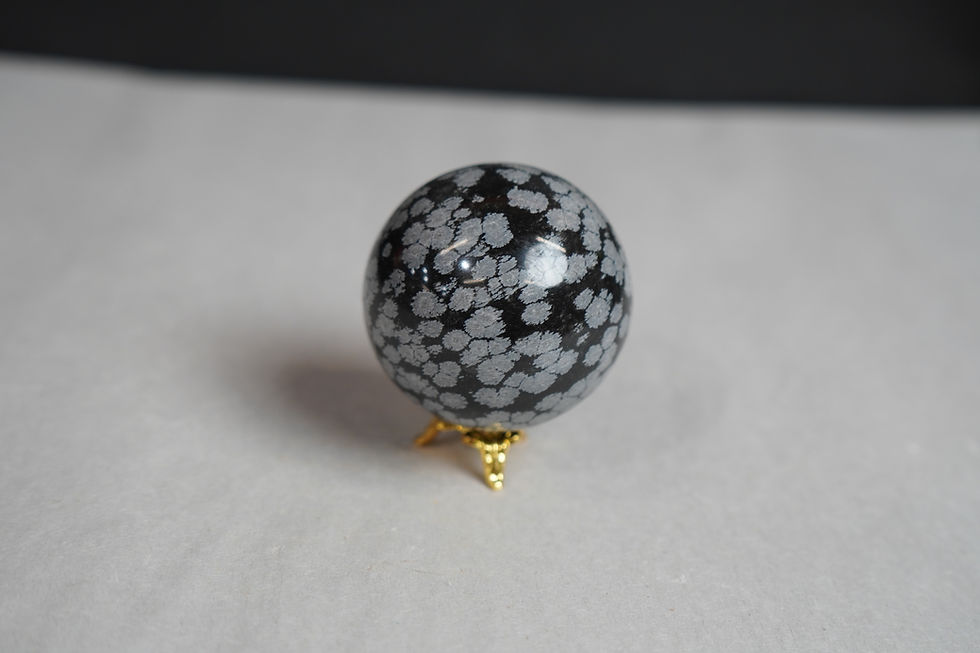 Thumbnail: Snowflake Obsidian Sphere