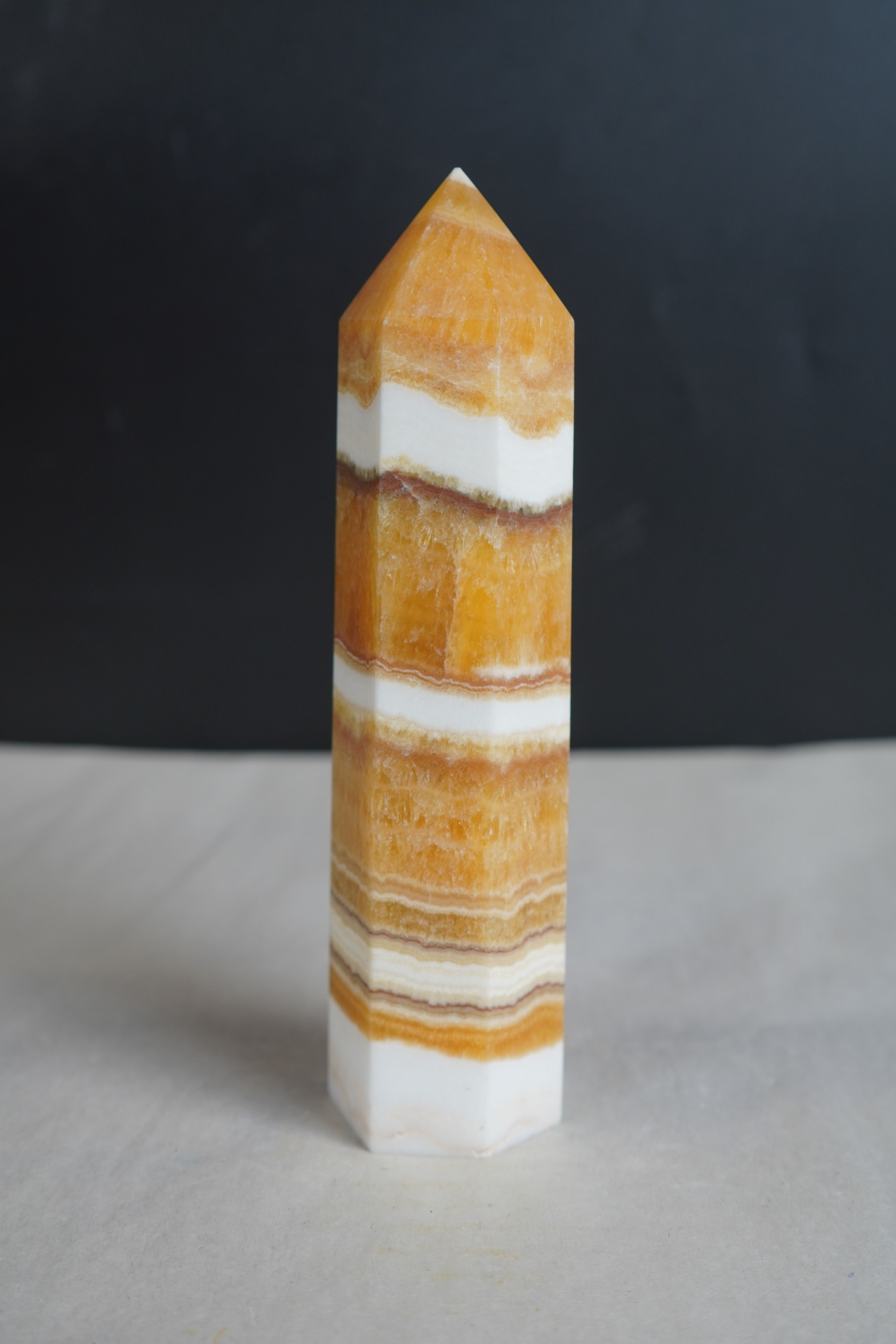 Orange Calcite tower
