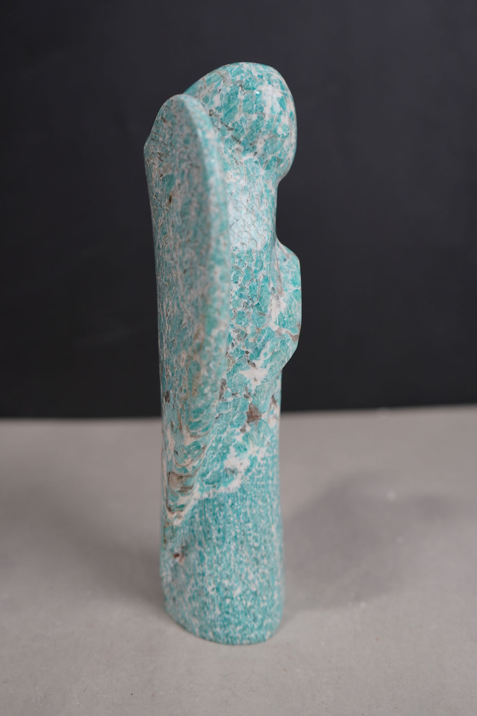 Thumbnail: Amazonite with Smoky Quartz Angel