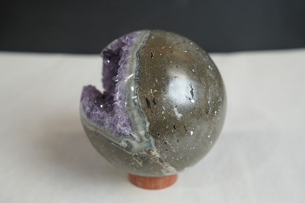 Thumbnail: Amethyst Geode Sphere