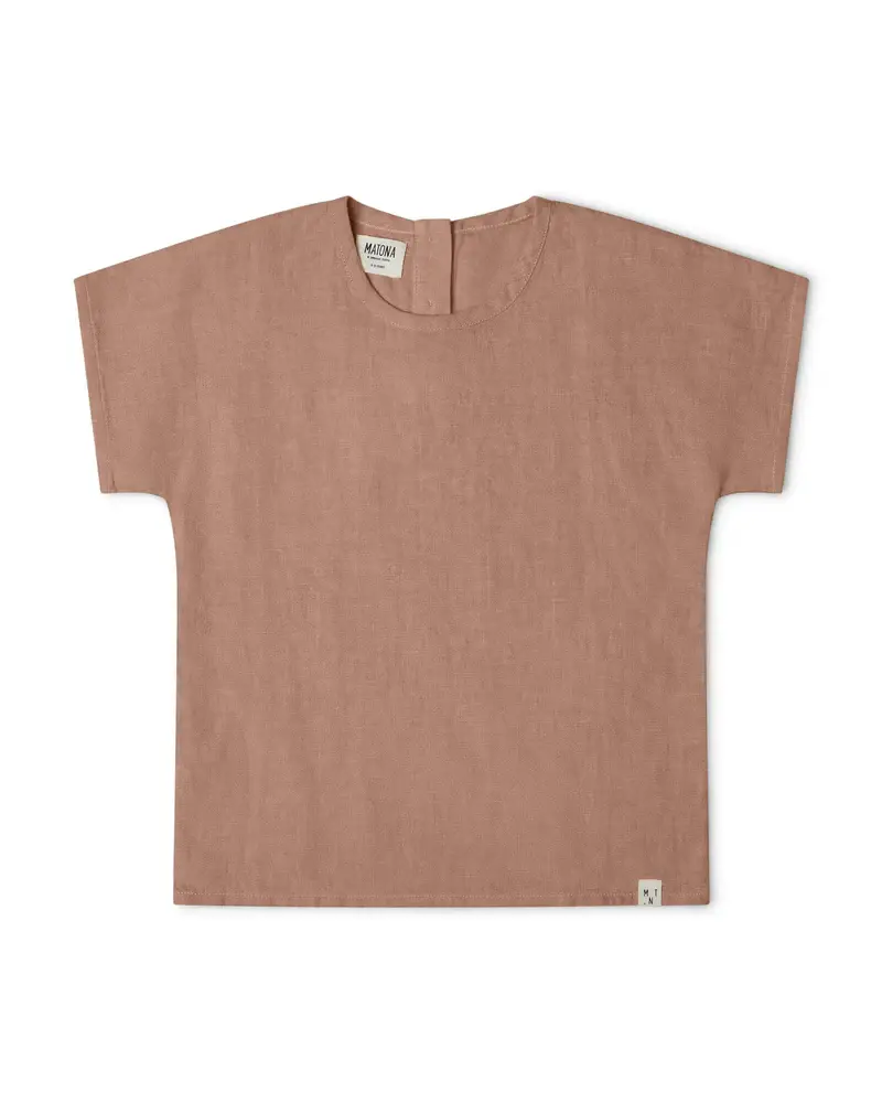 Matona Linen Tee Rosewood