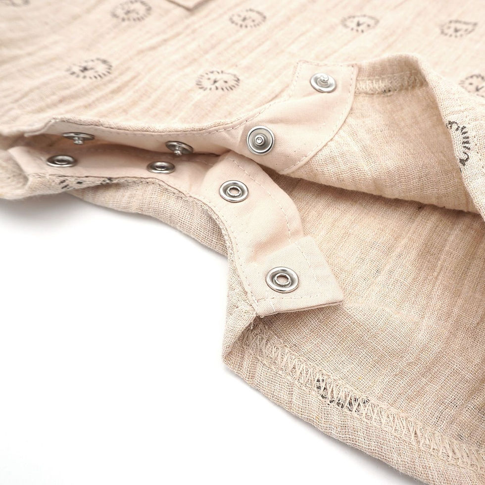 Thumbnail: Lion Muslin Dungaree Shorts