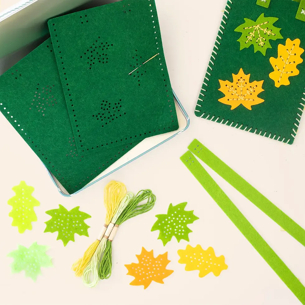 Thumbnail: Stitch Your Own Forest Felt Bag