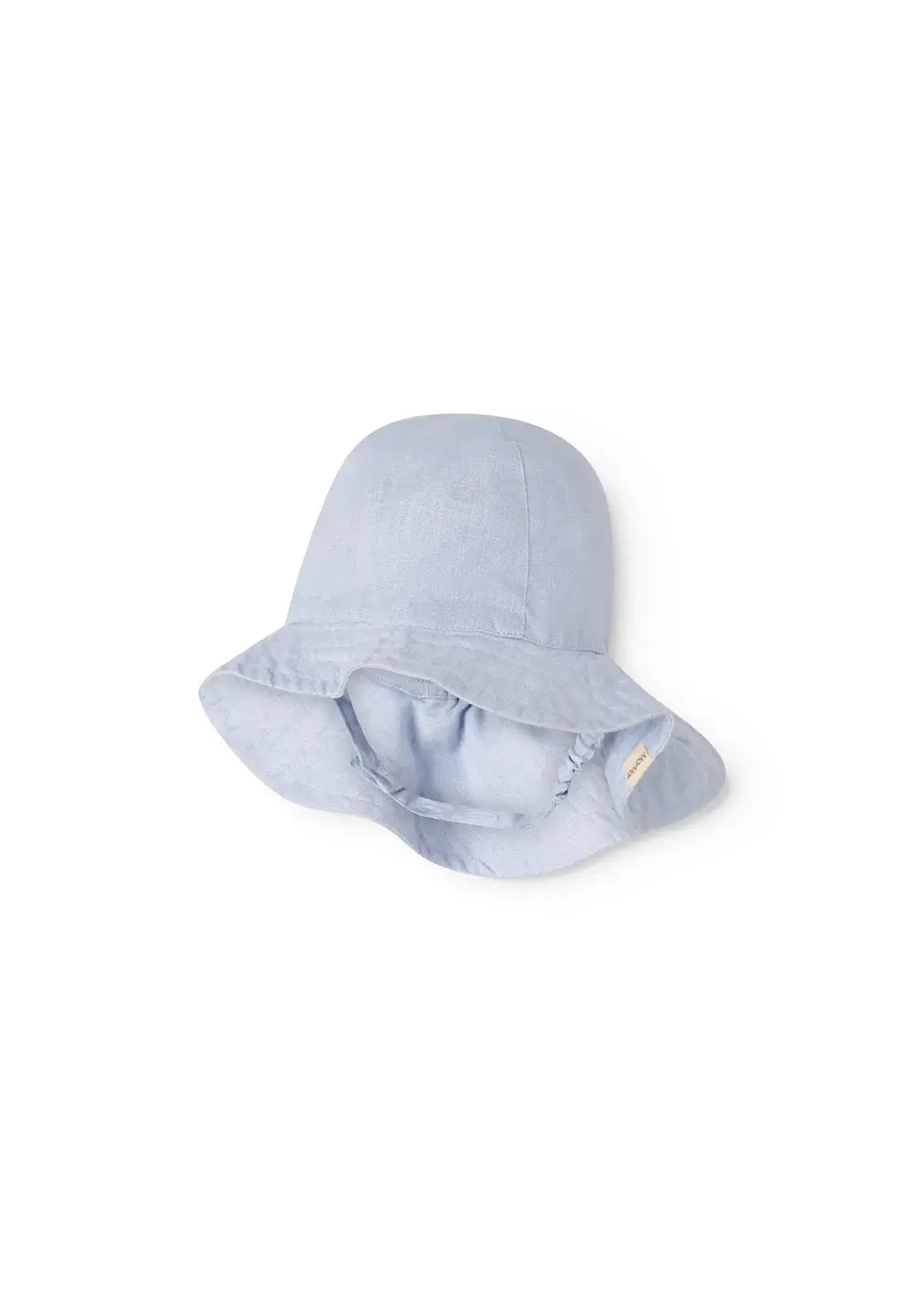 MarMar Copenhagen Linen Baby Sun Hat Blue Mist