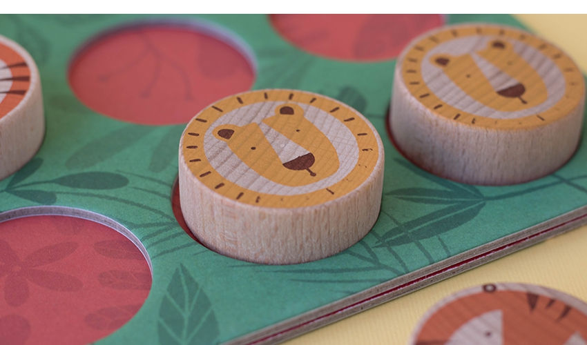 Thumbnail: Londji Lion and Tiger Tic Tac Toe Game