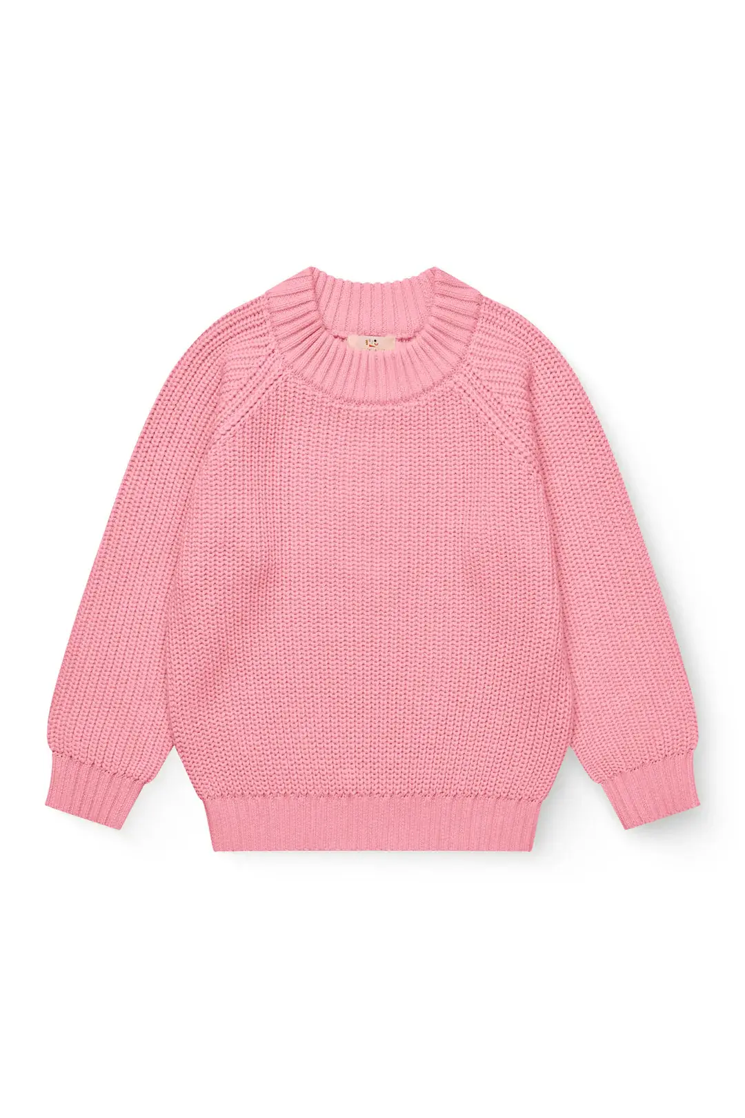 Copenhagen Colors Chunky Cotton Knit Jumper Pink