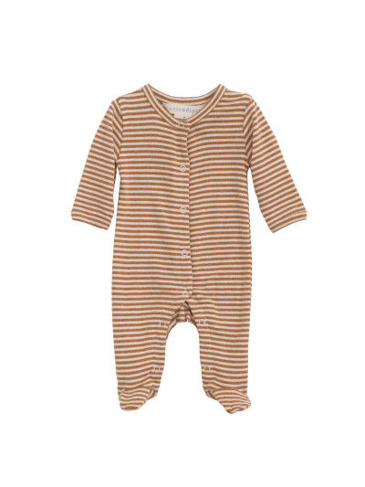 Serendipity Organics Baby Romper Cashew Stripe
