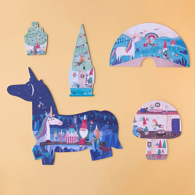 Thumbnail: Londji Happy Birthday Unicorn Puzzle Set