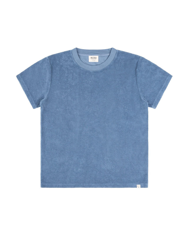 Matona Terry Tee Dusk Blue