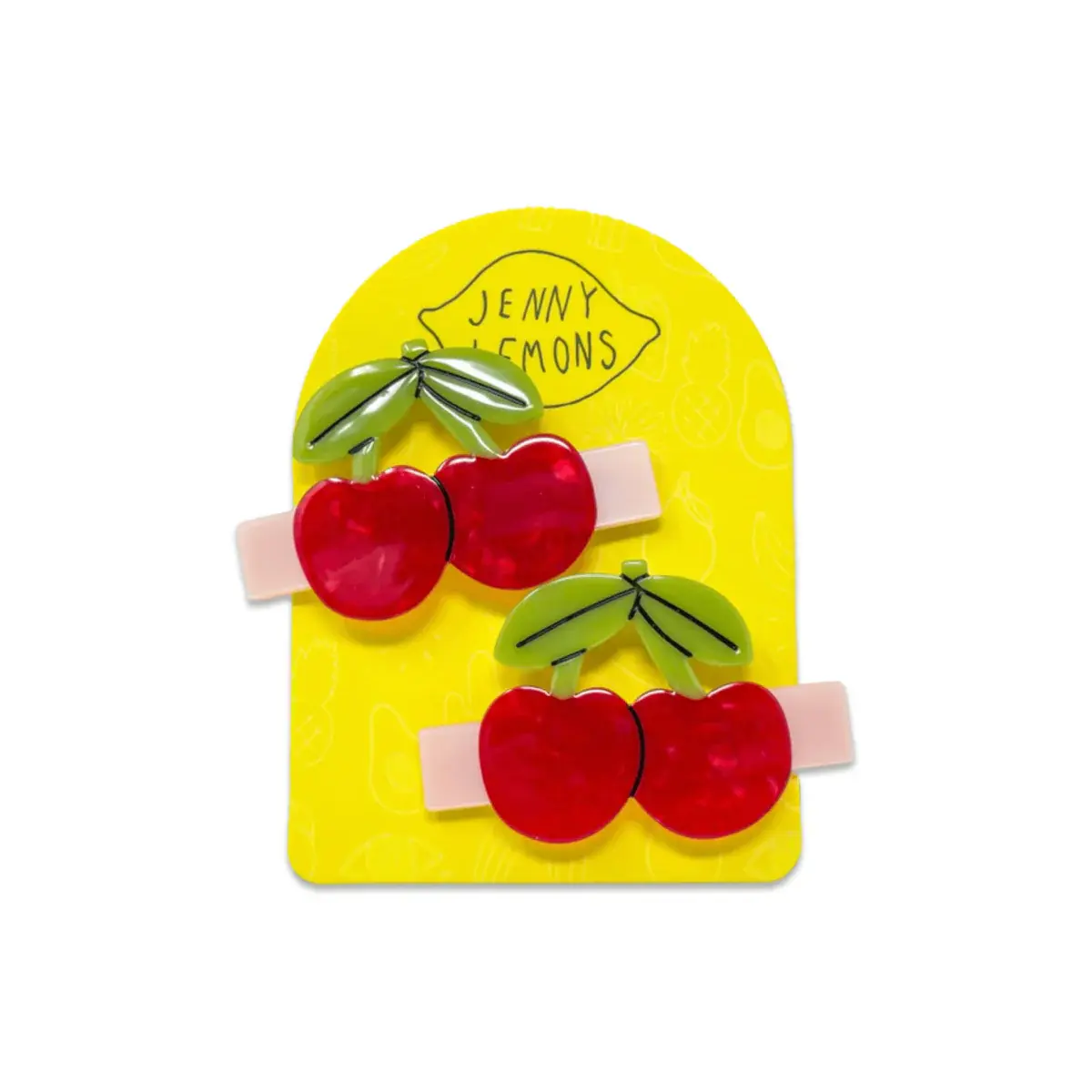 Cherries Hair Clips Set