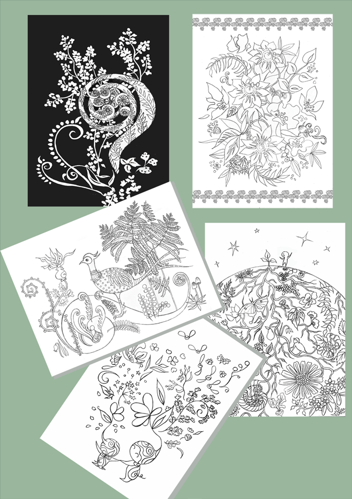 Colouring-in Sheets/Postcards