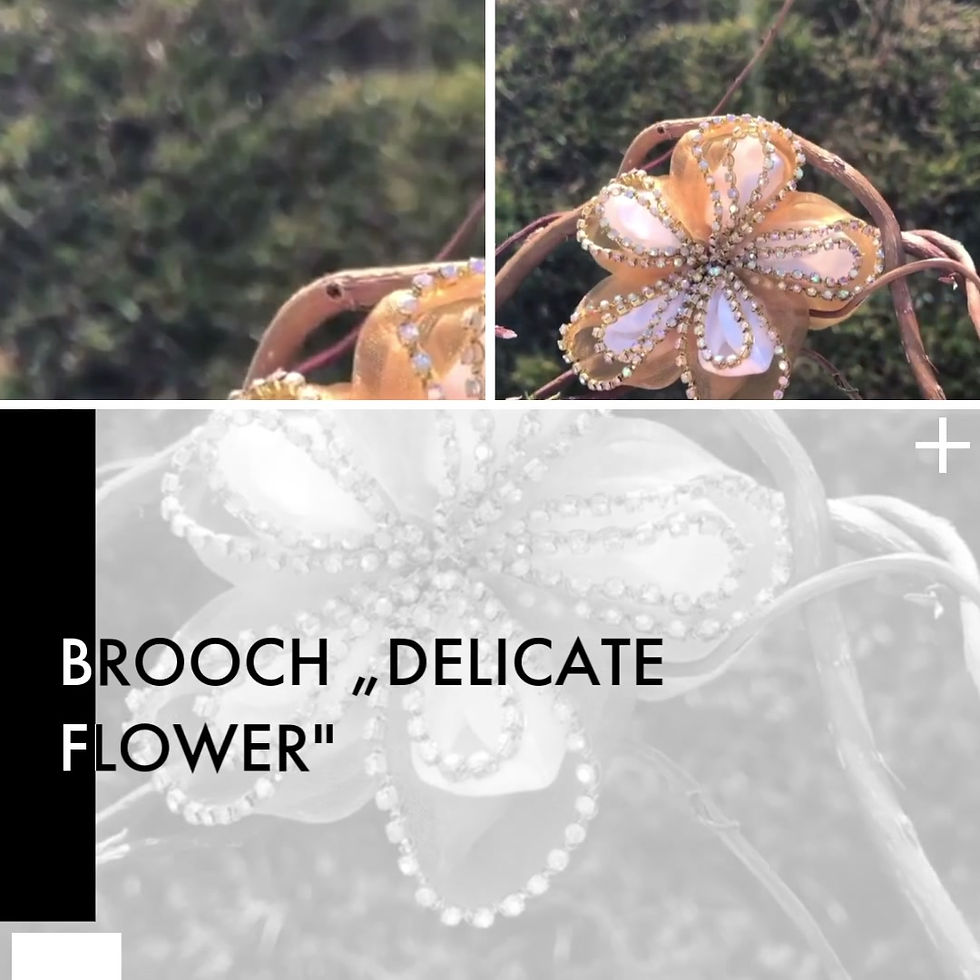Miniaturbild: Brooch „DELICATE FLOWER"