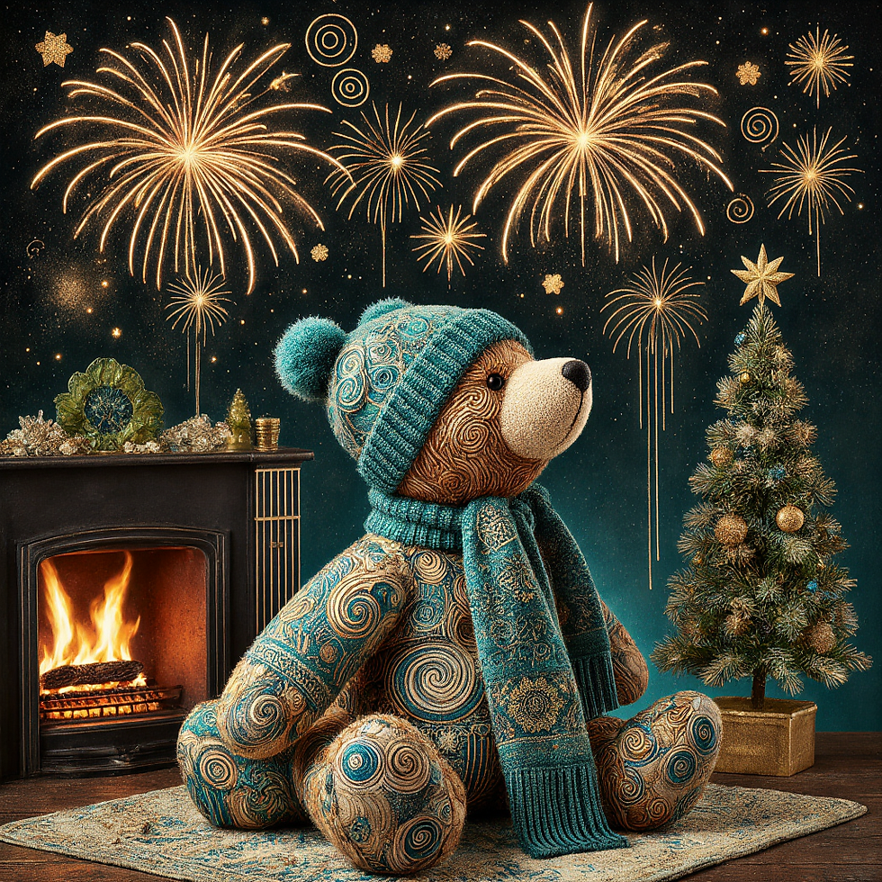 a_cosy_stylised_cloth_teddy_bear_wearing_a_bobble_hat_and_scarf_sitting_slightly_off-centr
