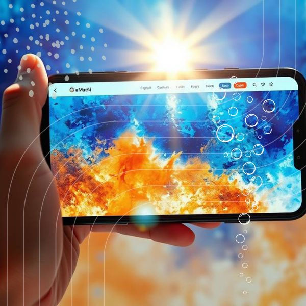 Hand holding a smartphone showing a one-page website layout, used to reinforce the idea that one-page websites are a strong starting point for many small business situations