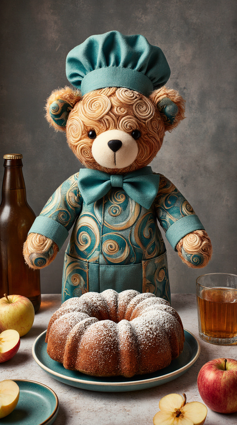 almost_photoreal_image_of_our_cloth_version_of_teddy_in_tealgold_swirly_pattern_no_fur_at_