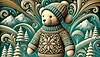 DALL·E 2025-01-05 13.47.40 - A single, high-quality, detailed illustration of a teddy bear