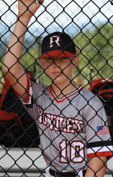 Player in the dugout
