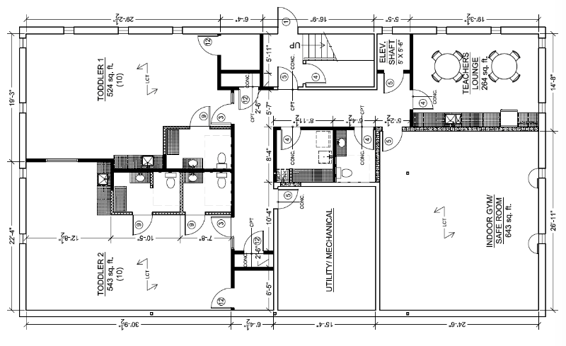 Rendering of Lower Level