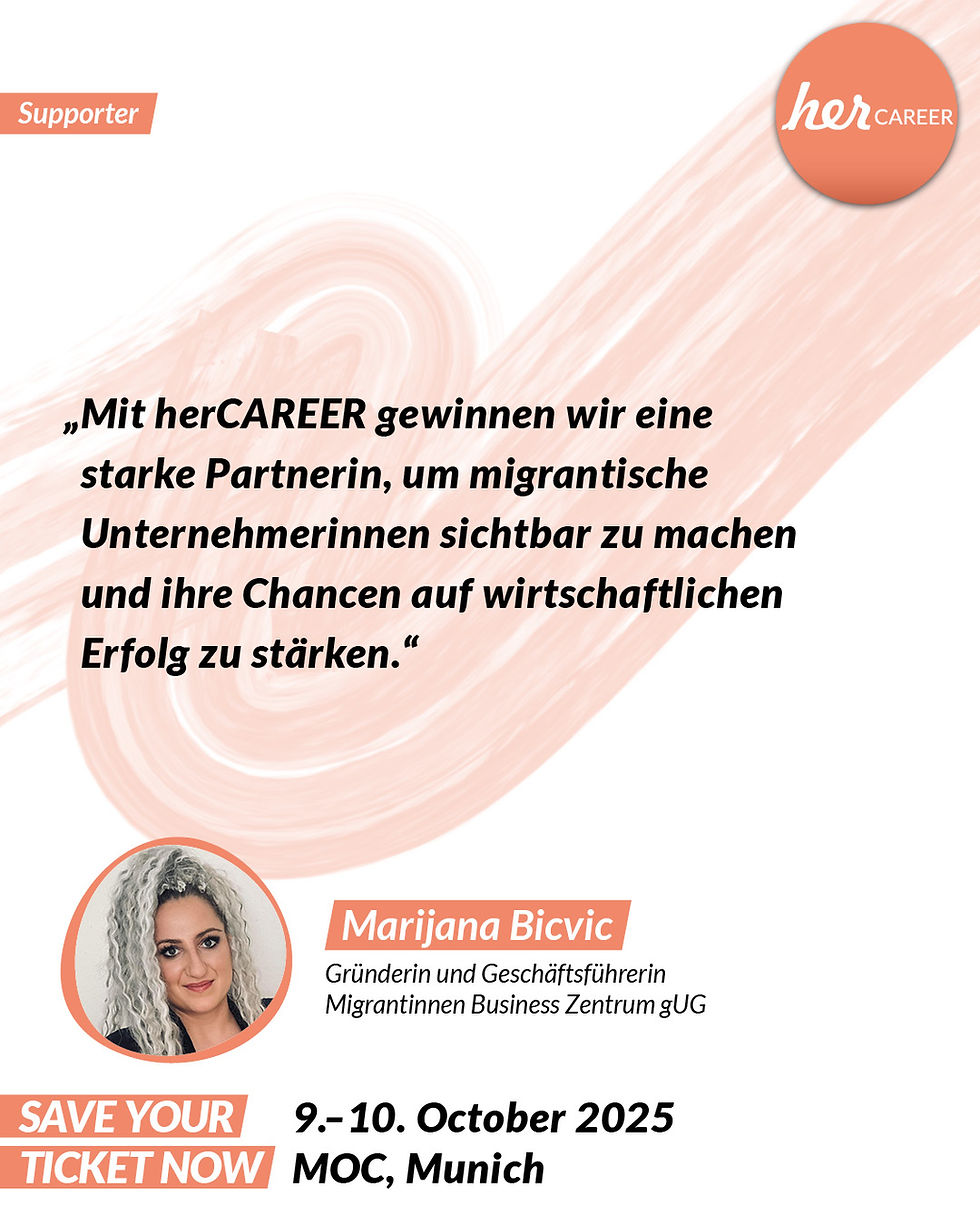 MBZ als stolze Partnerin von herCAREER: Gemeinsam für Gleichstellung & berufliche Förderung