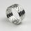 Thumbnail: 925 Sterling Silver Woven Celtic Band Ring 11mm Deep